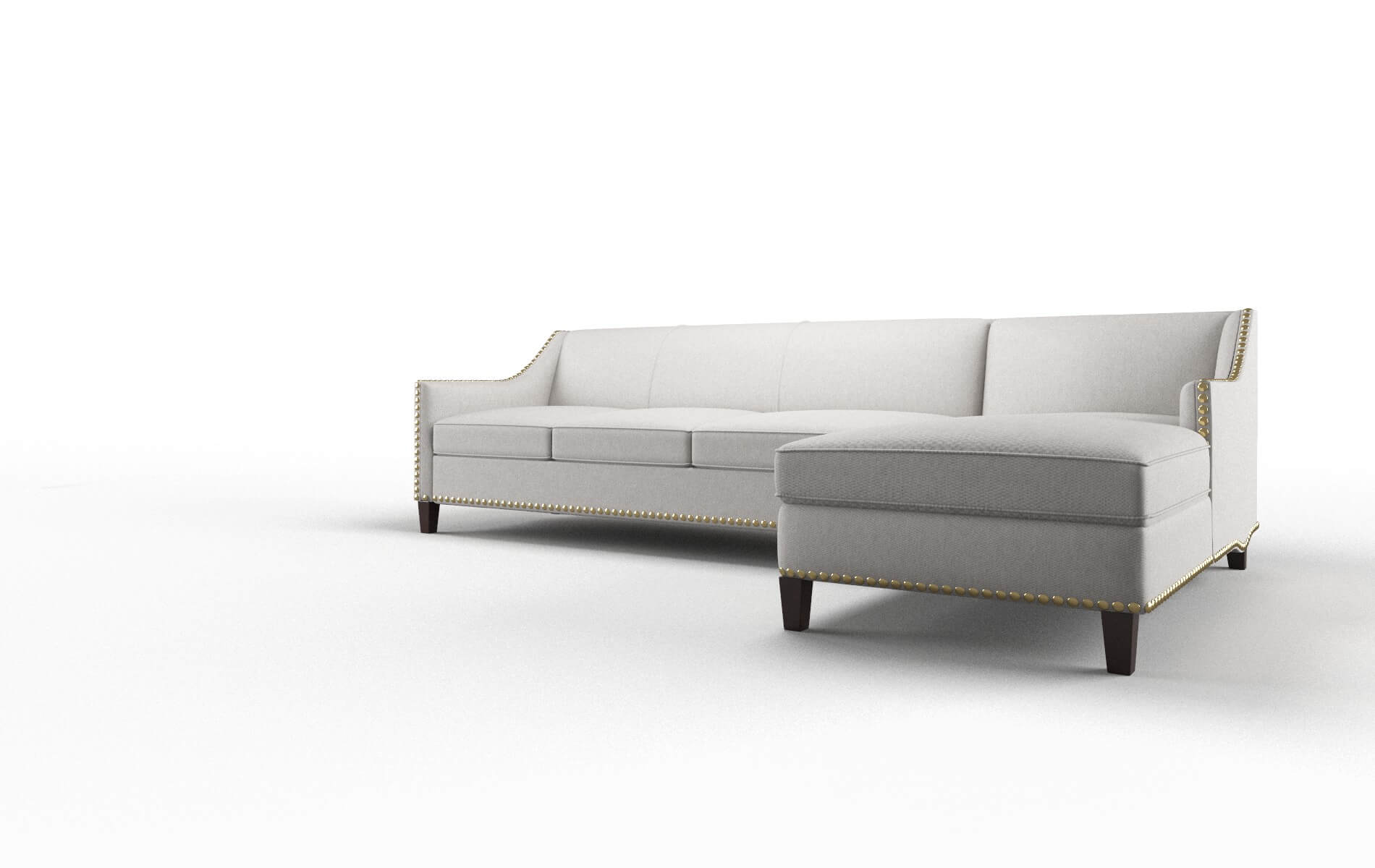 Amsterdam Cosmo Silver Panel espresso legs 4