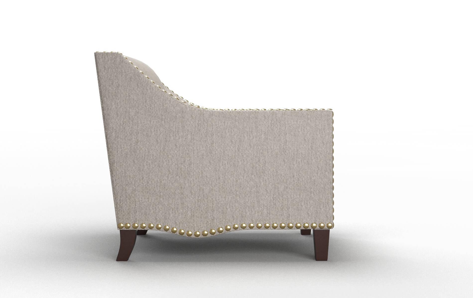 Amsterdam Cosmo Taupe Chair espresso legs 3