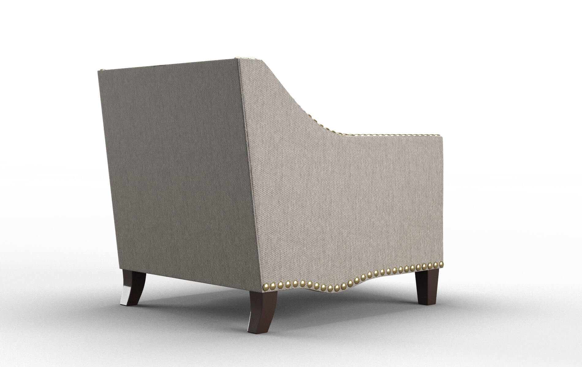 Amsterdam Cosmo Taupe Chair espresso legs 5