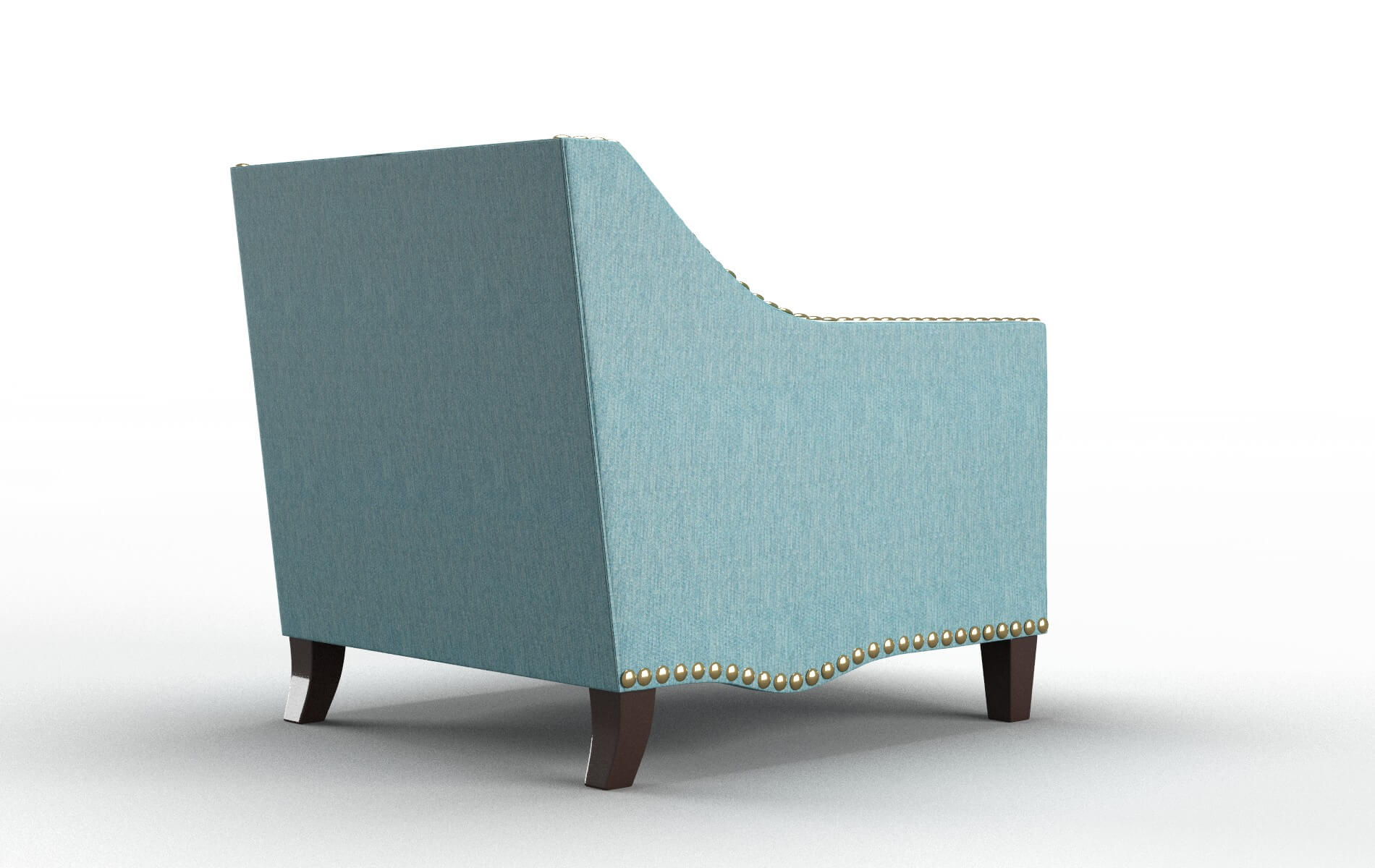 Amsterdam Cosmo Turquoise Chair espresso legs 5