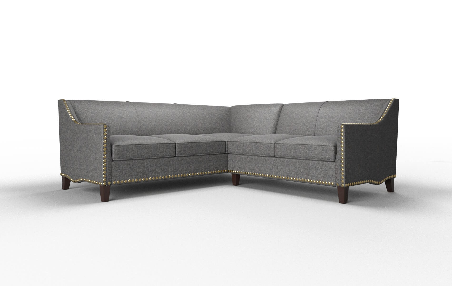 Amsterdam Curious Pacific Sectional espresso legs 1