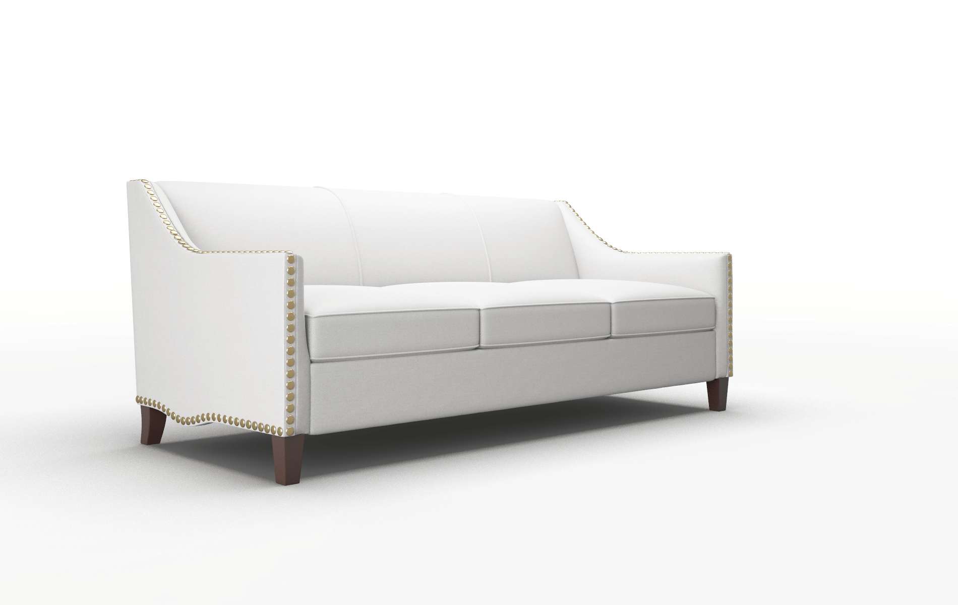 Amsterdam Dawson Platinum Sofa espresso legs 2