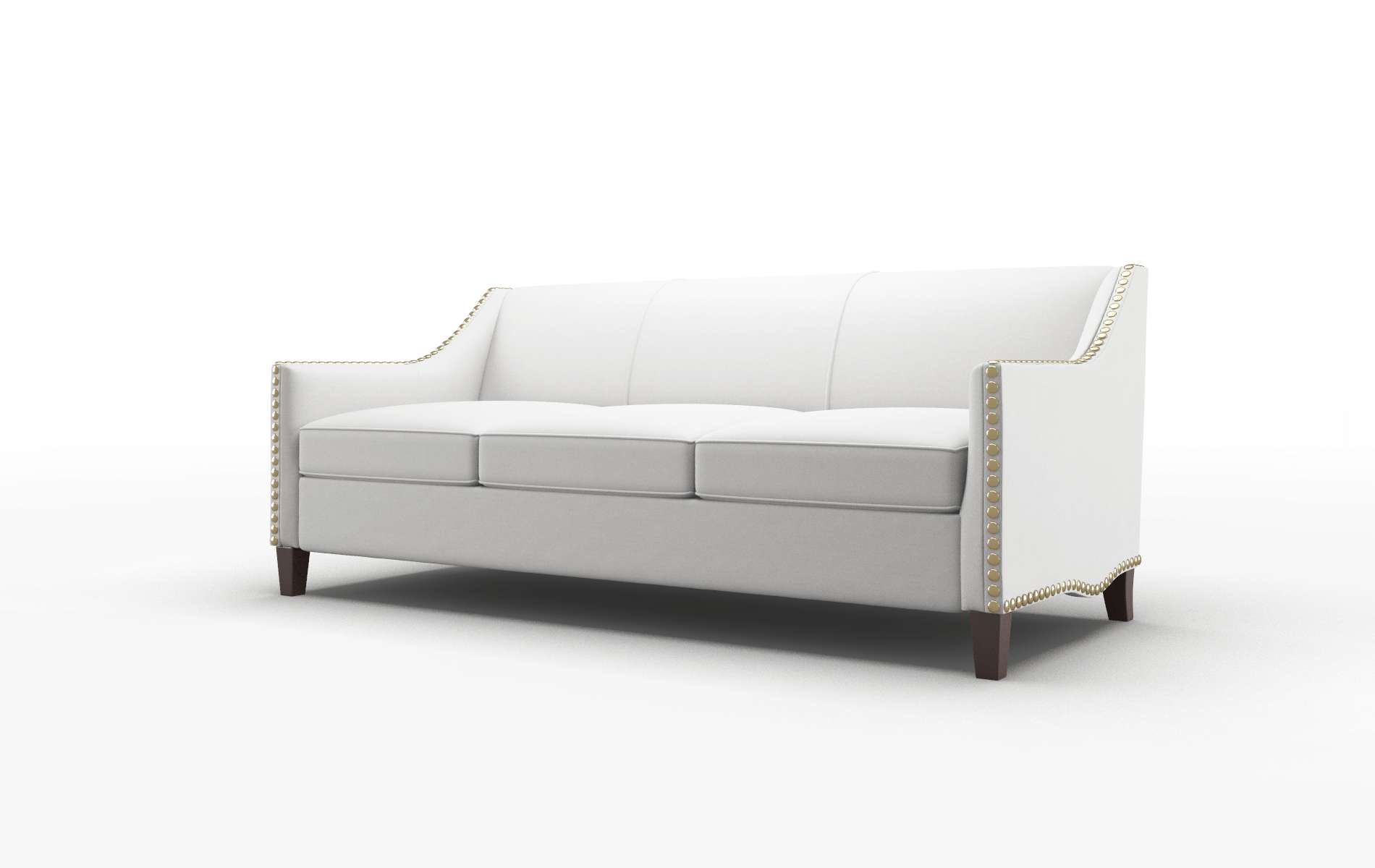 Amsterdam Dawson Platinum Sofa espresso legs 4