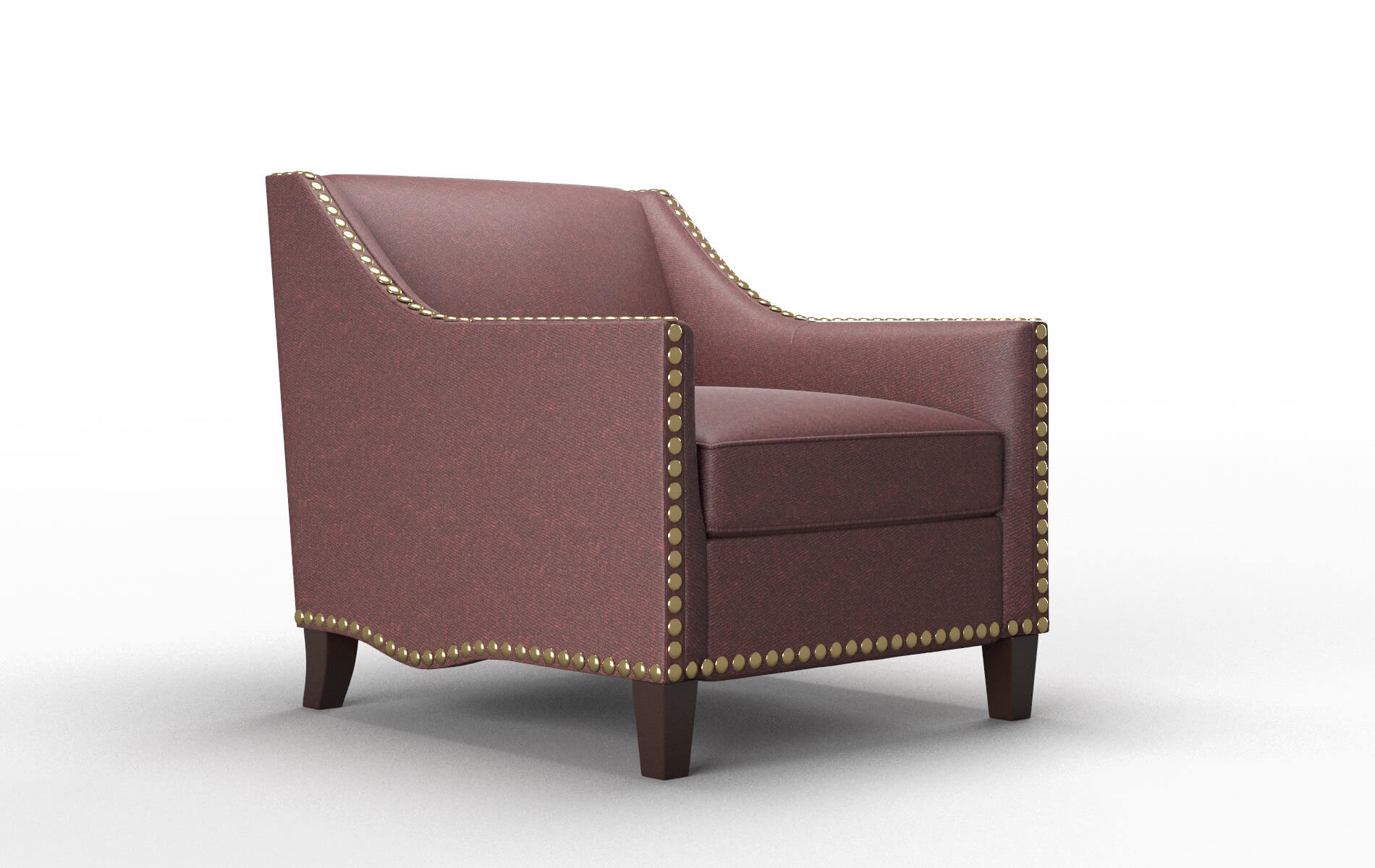 Amsterdam Derby Berry Chair espresso legs 2