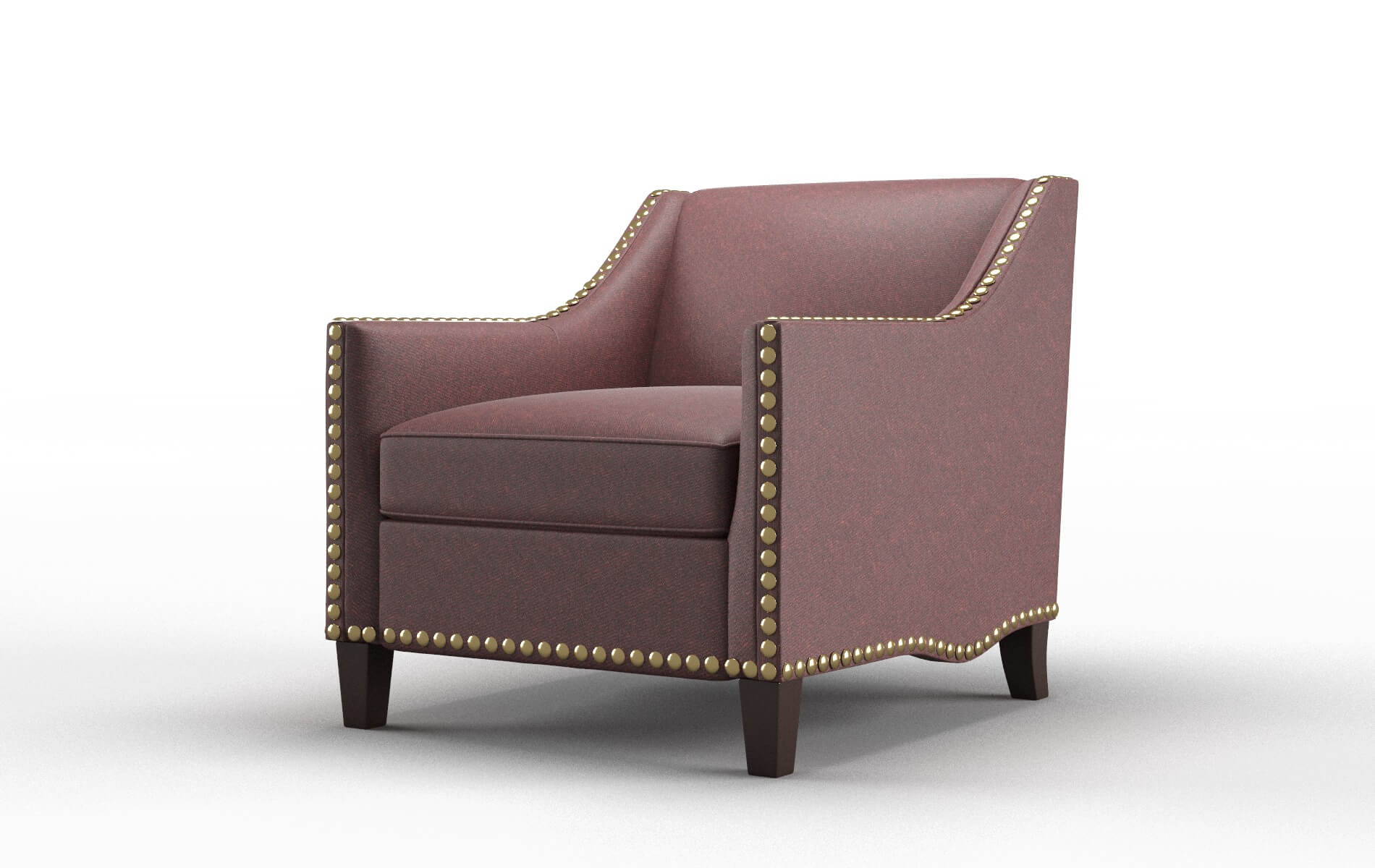 Amsterdam Derby Berry Chair espresso legs 4