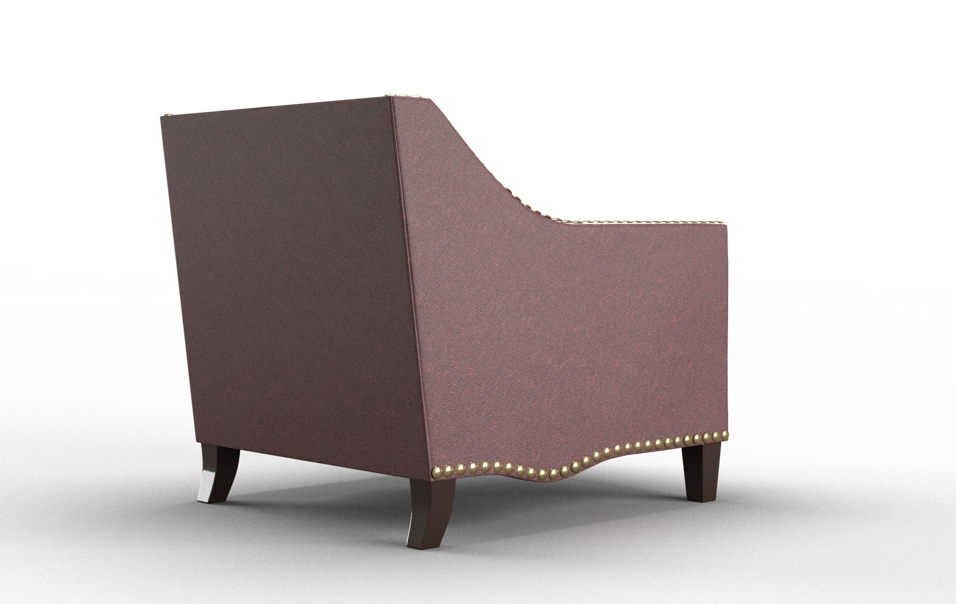 Amsterdam Derby Berry Chair espresso legs 5