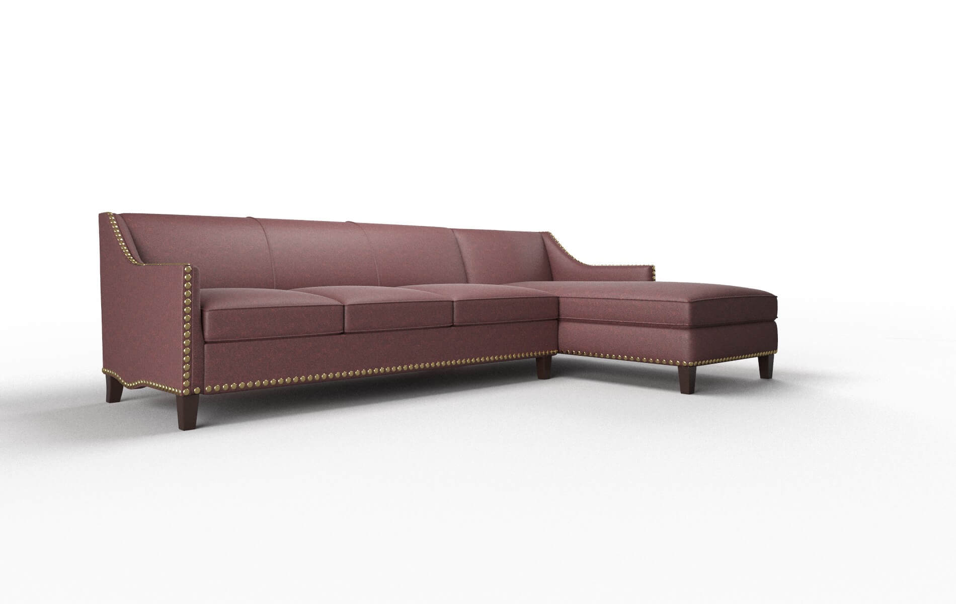 Amsterdam Derby Berry Panel espresso legs 2