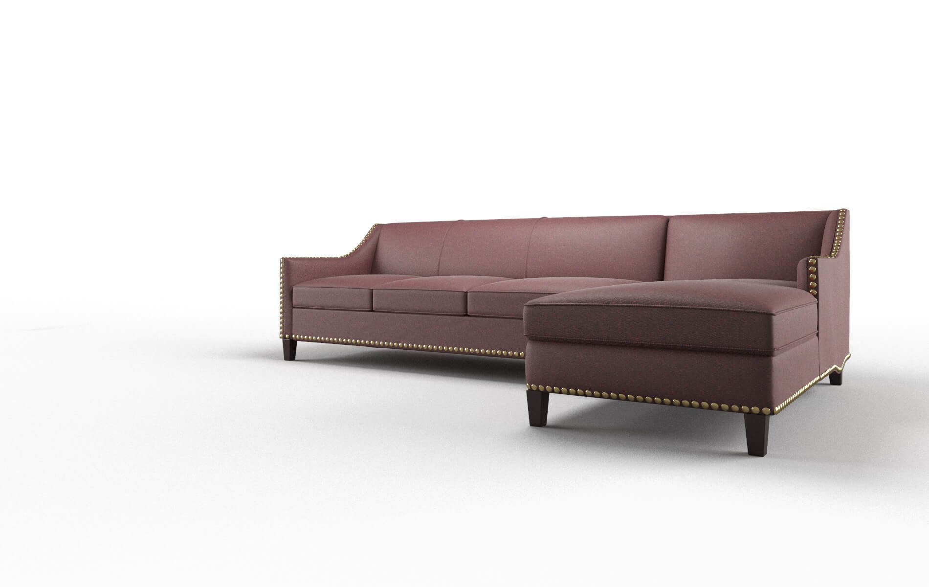 Amsterdam Derby Berry Panel espresso legs 4