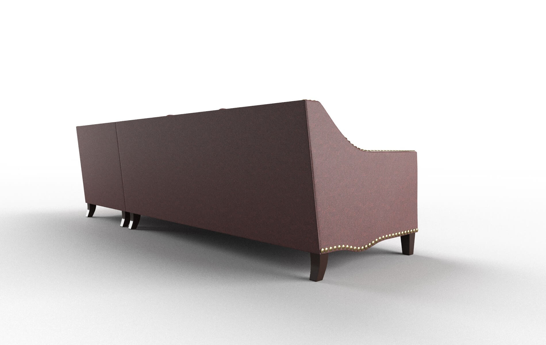 Amsterdam Derby Berry Panel espresso legs 5