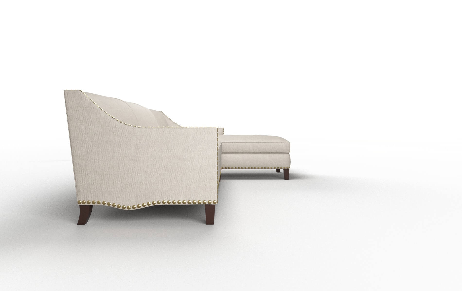 Amsterdam Derby Linen Panel espresso legs 3