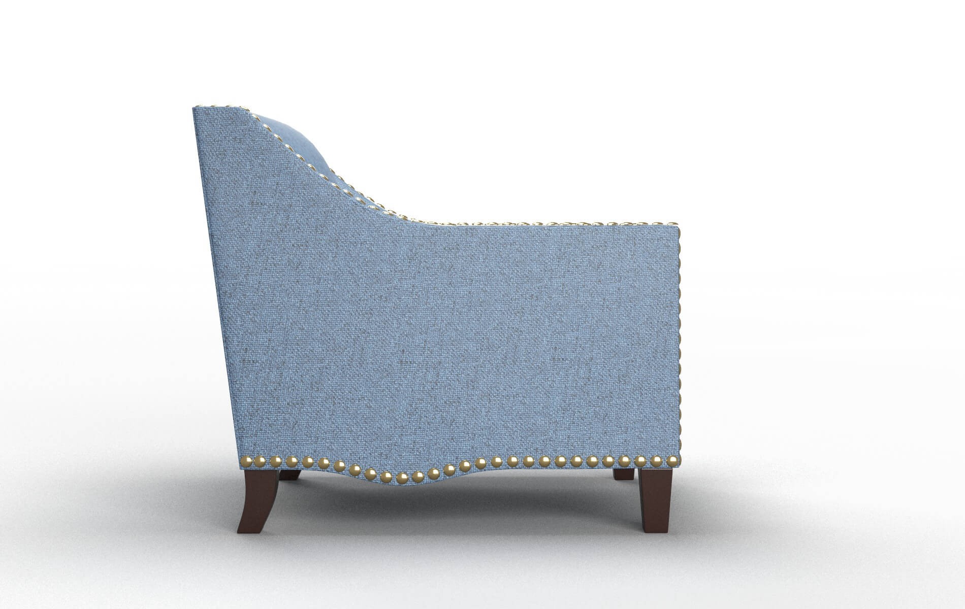 Amsterdam Derby Navy Chair espresso legs 3