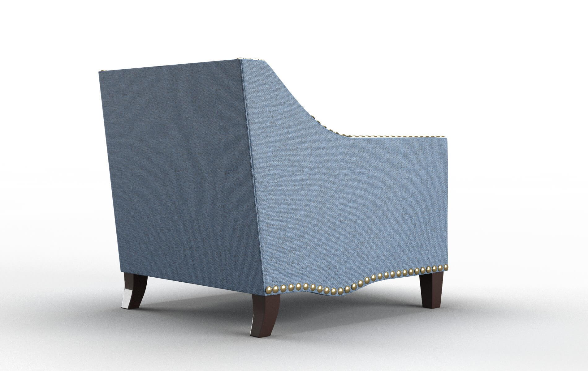 Amsterdam Derby Navy Chair espresso legs 5