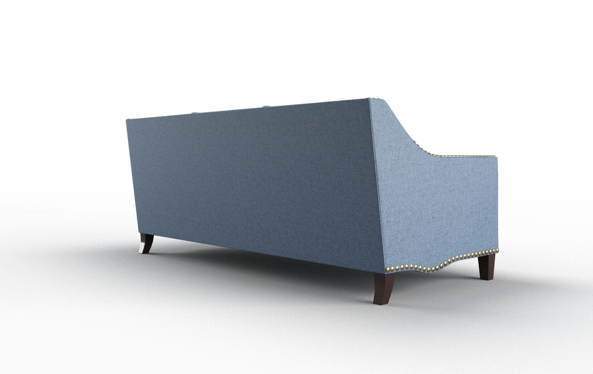 Amsterdam Derby Navy Sofa espresso legs 5
