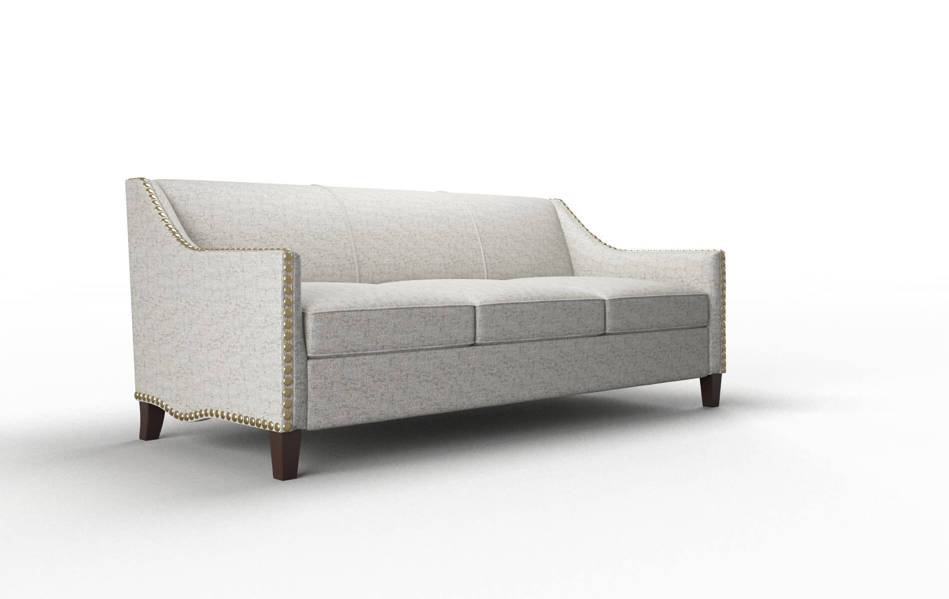 Amsterdam Derby Silver Sofa espresso legs 2