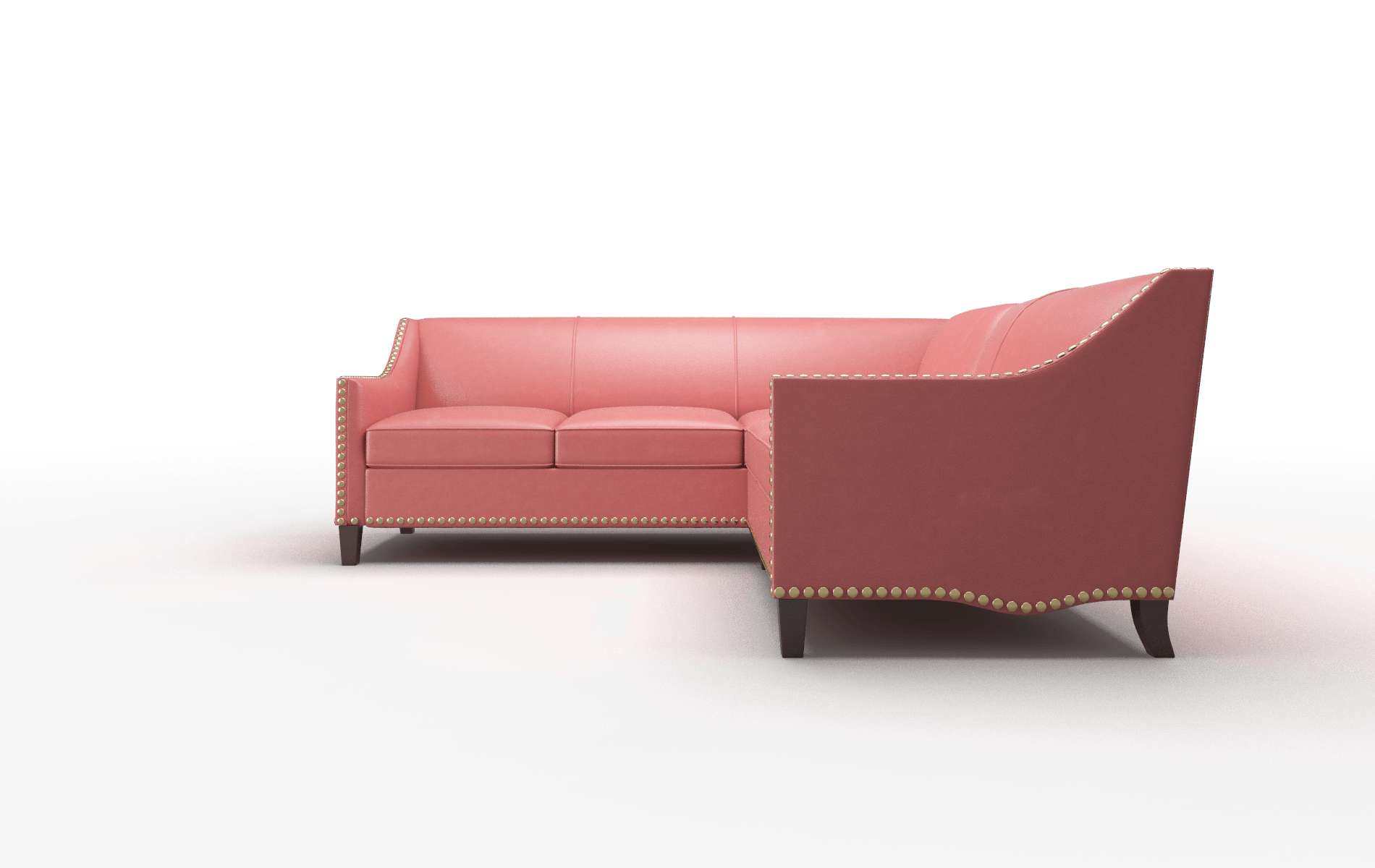 Amsterdam Dillion Cordovan Sectional espresso legs 5