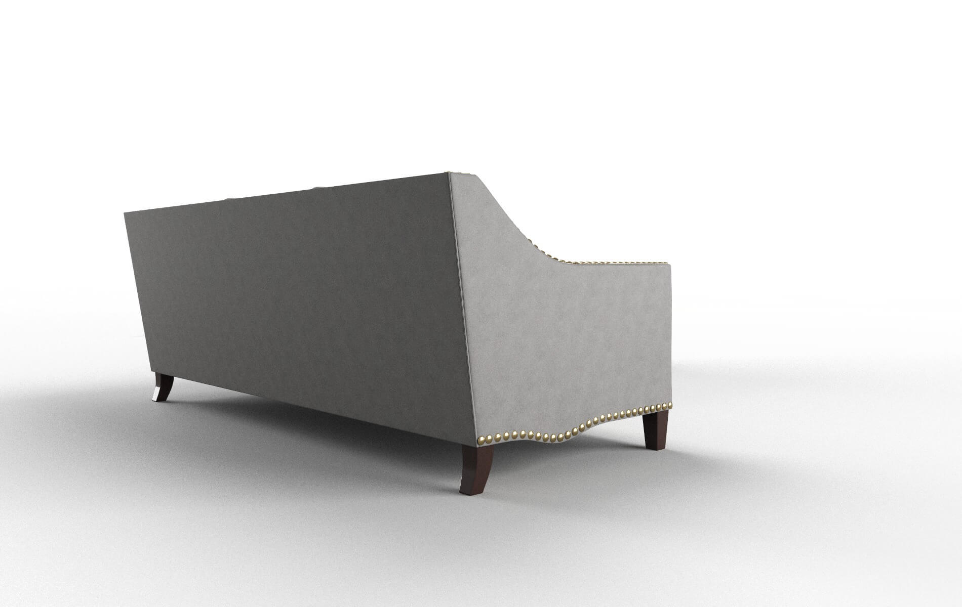 Amsterdam Dream_d Charcoal Sectional espresso legs 3