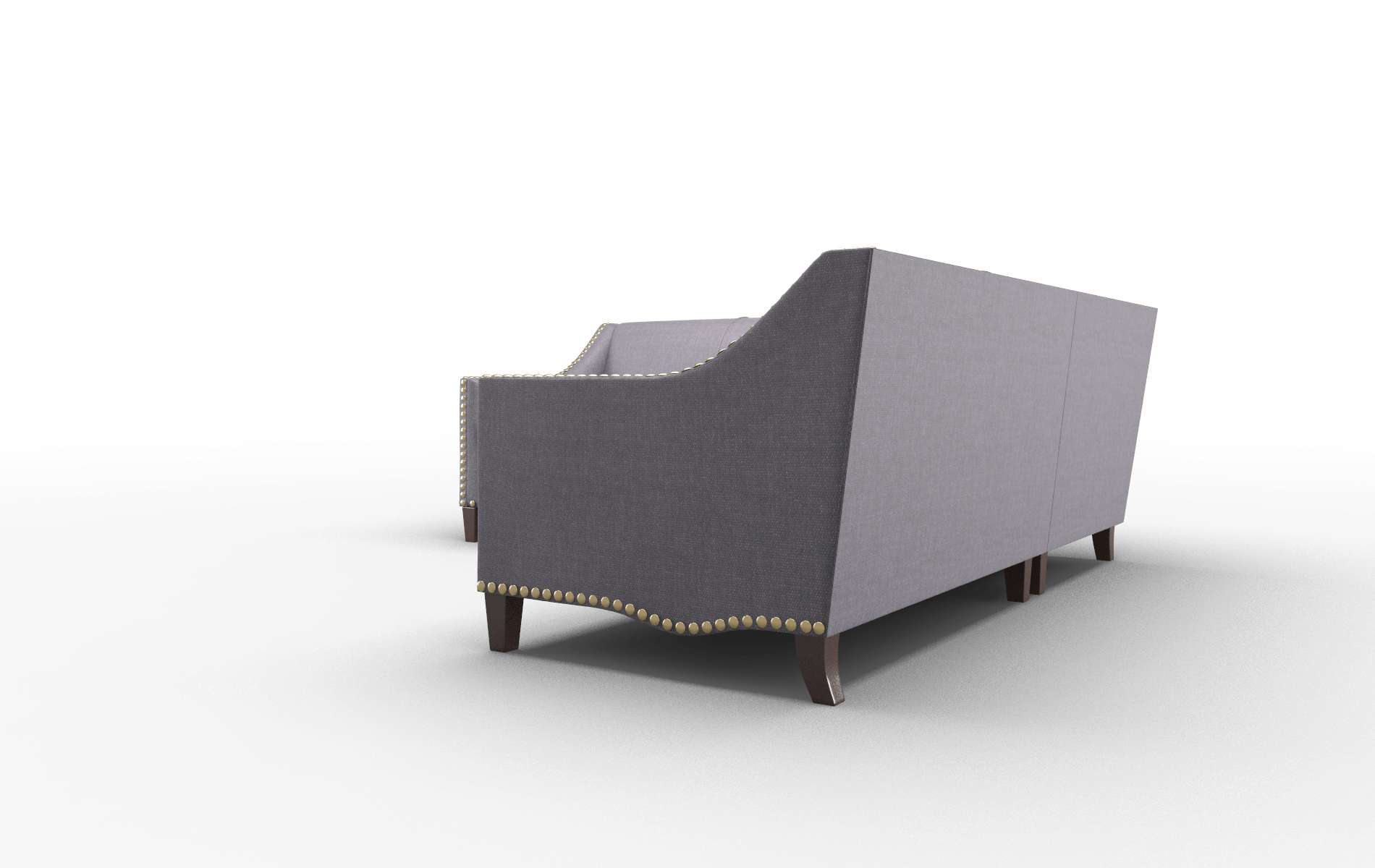 Amsterdam Durham Ink Sectional espresso legs 4