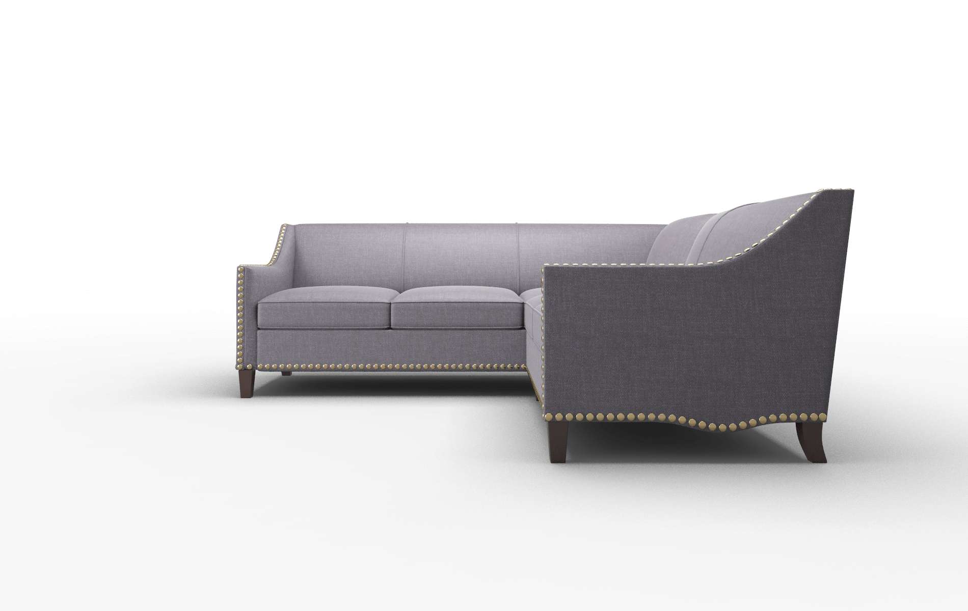 Amsterdam Durham Ink Sectional espresso legs 5