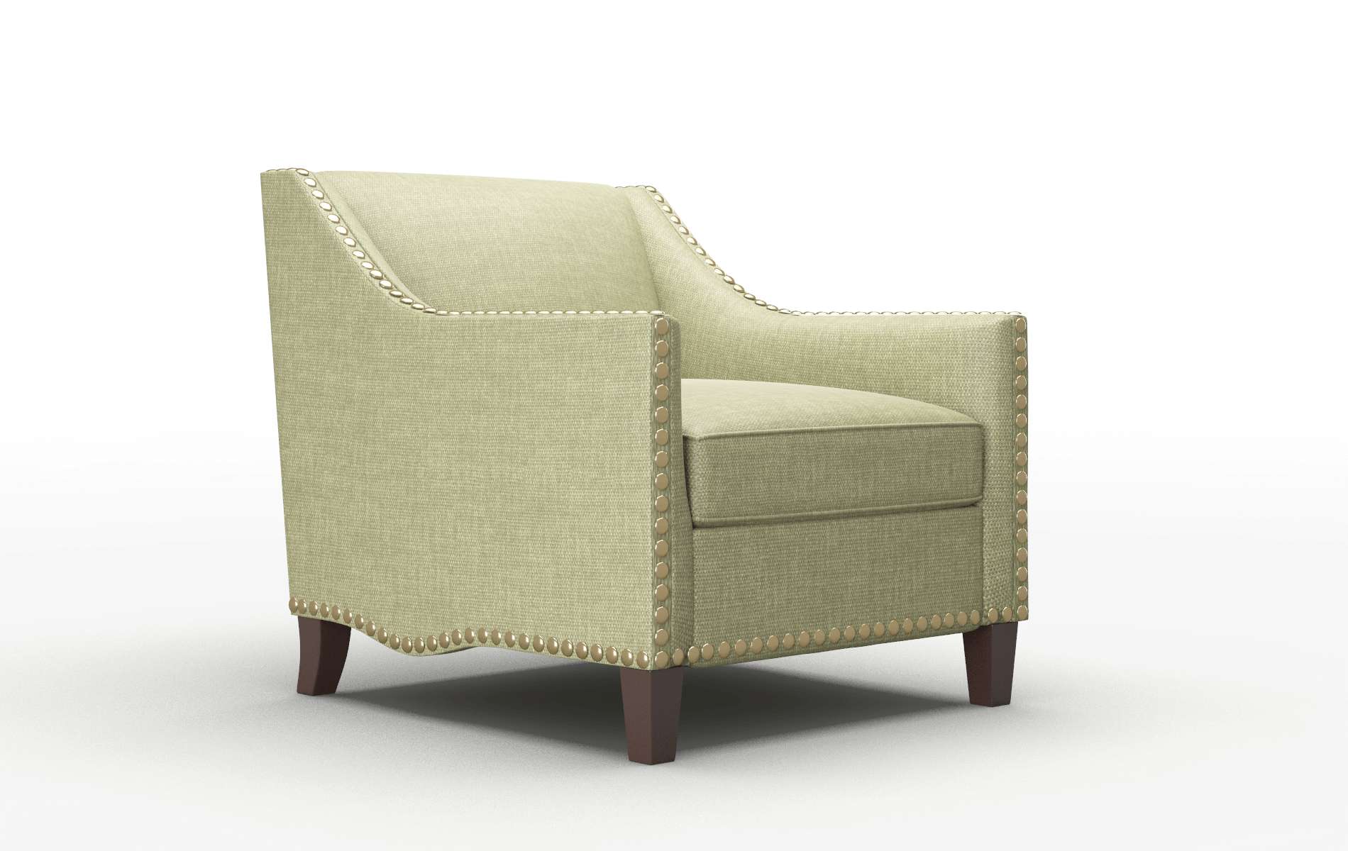 Amsterdam Durham Lime Chair espresso legs 2