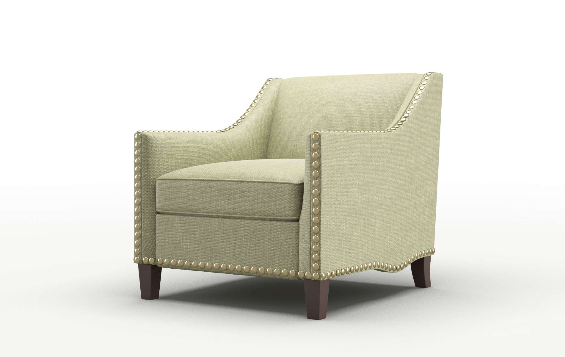 Amsterdam Durham Lime Chair espresso legs 4