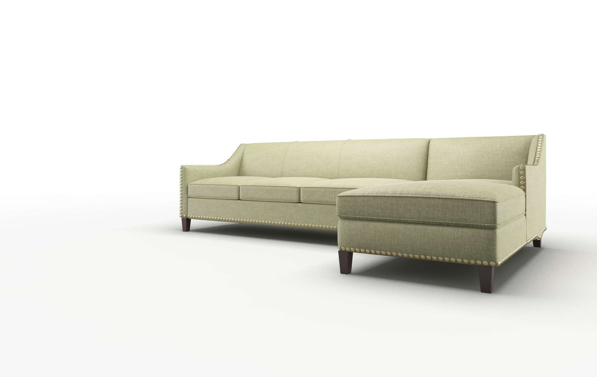 Amsterdam Durham Lime Panel espresso legs 4