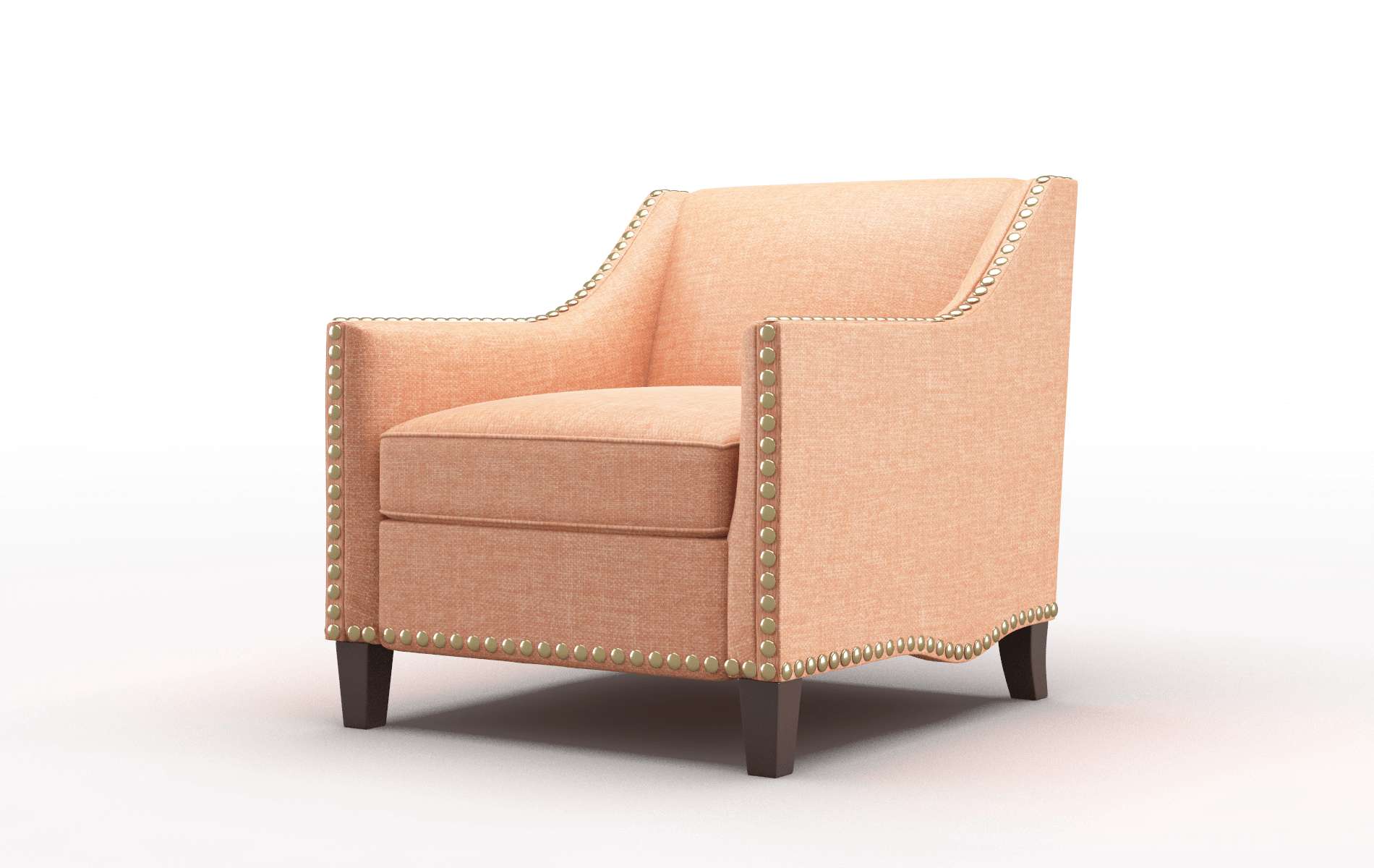 Amsterdam Durham Tangerine Chair espresso legs 4