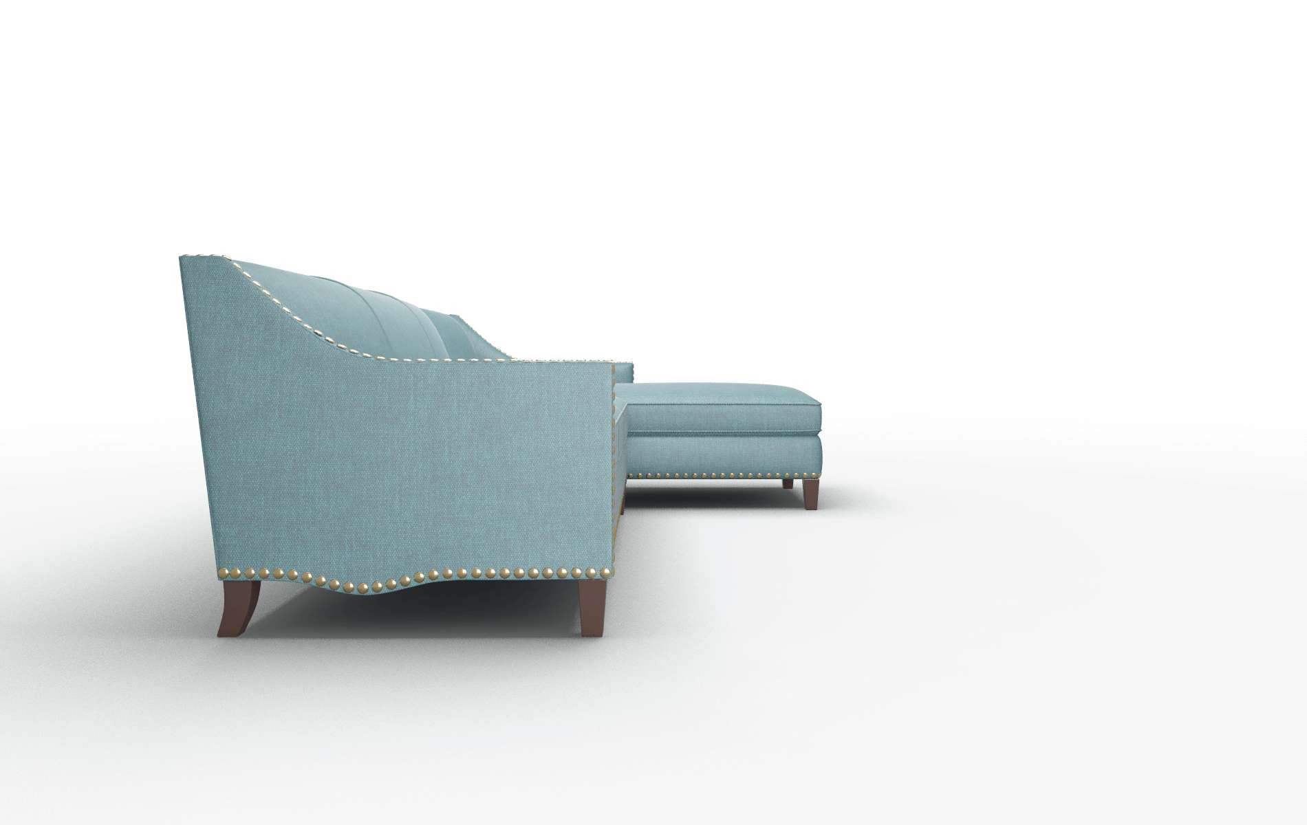 Amsterdam Elliot Teal Panel espresso legs 3