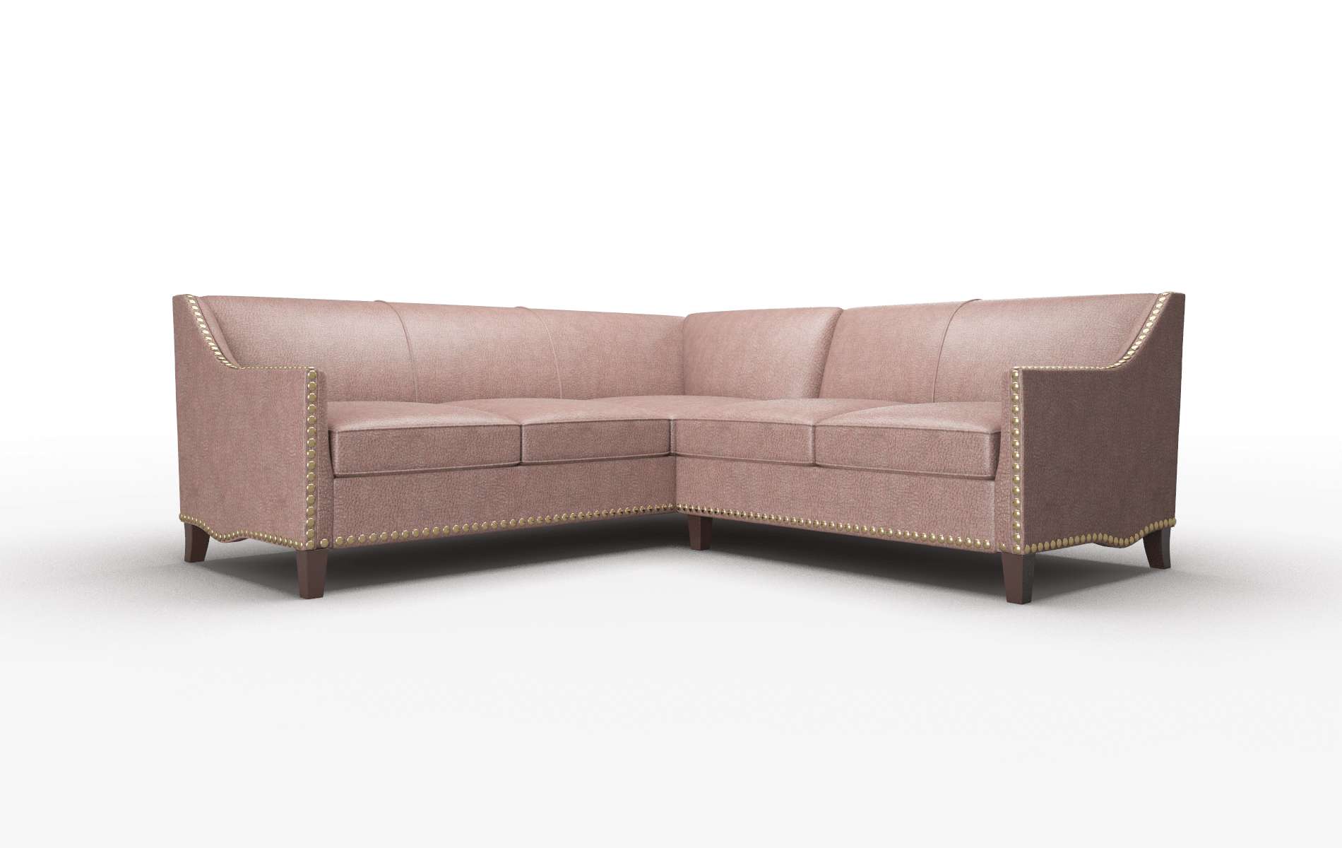 Amsterdam Ford brown Sectional Espresso Legs  1