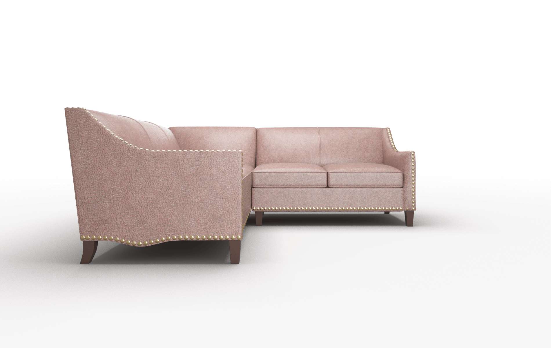 Amsterdam Ford Brown Sectional espresso legs 2