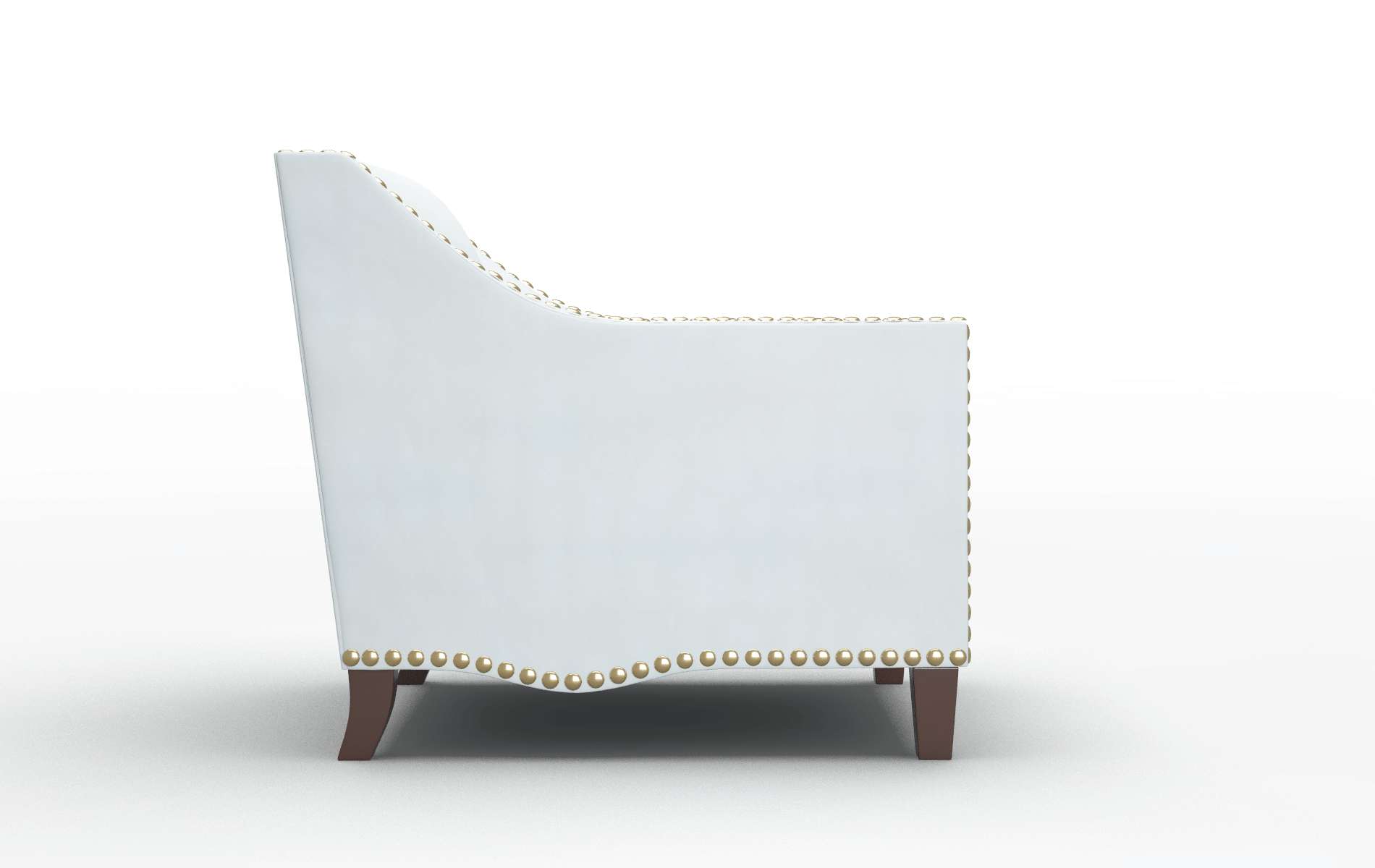 Amsterdam Hathaway Aqua Chair espresso legs 3