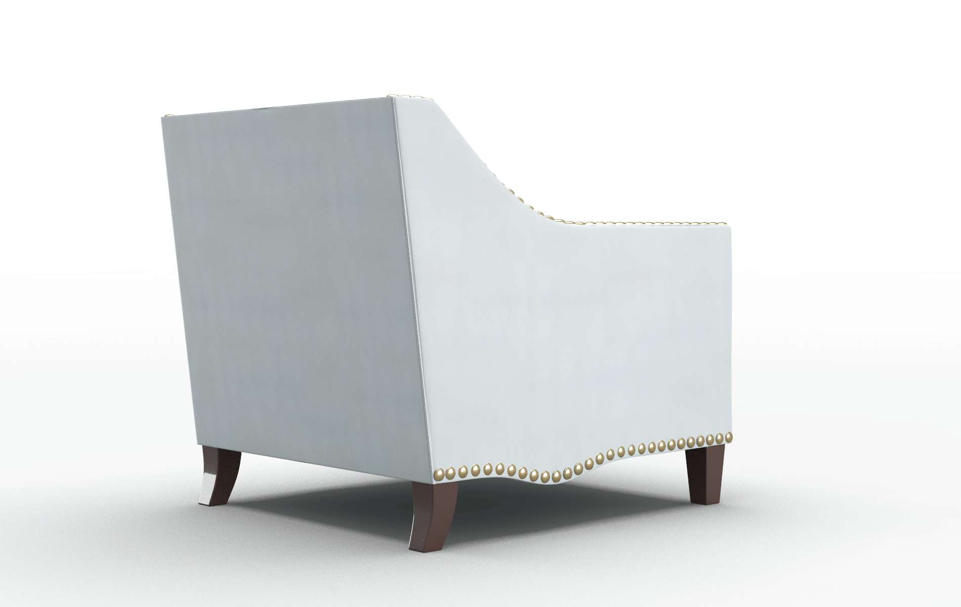 Amsterdam Hathaway Aqua Chair espresso legs 5