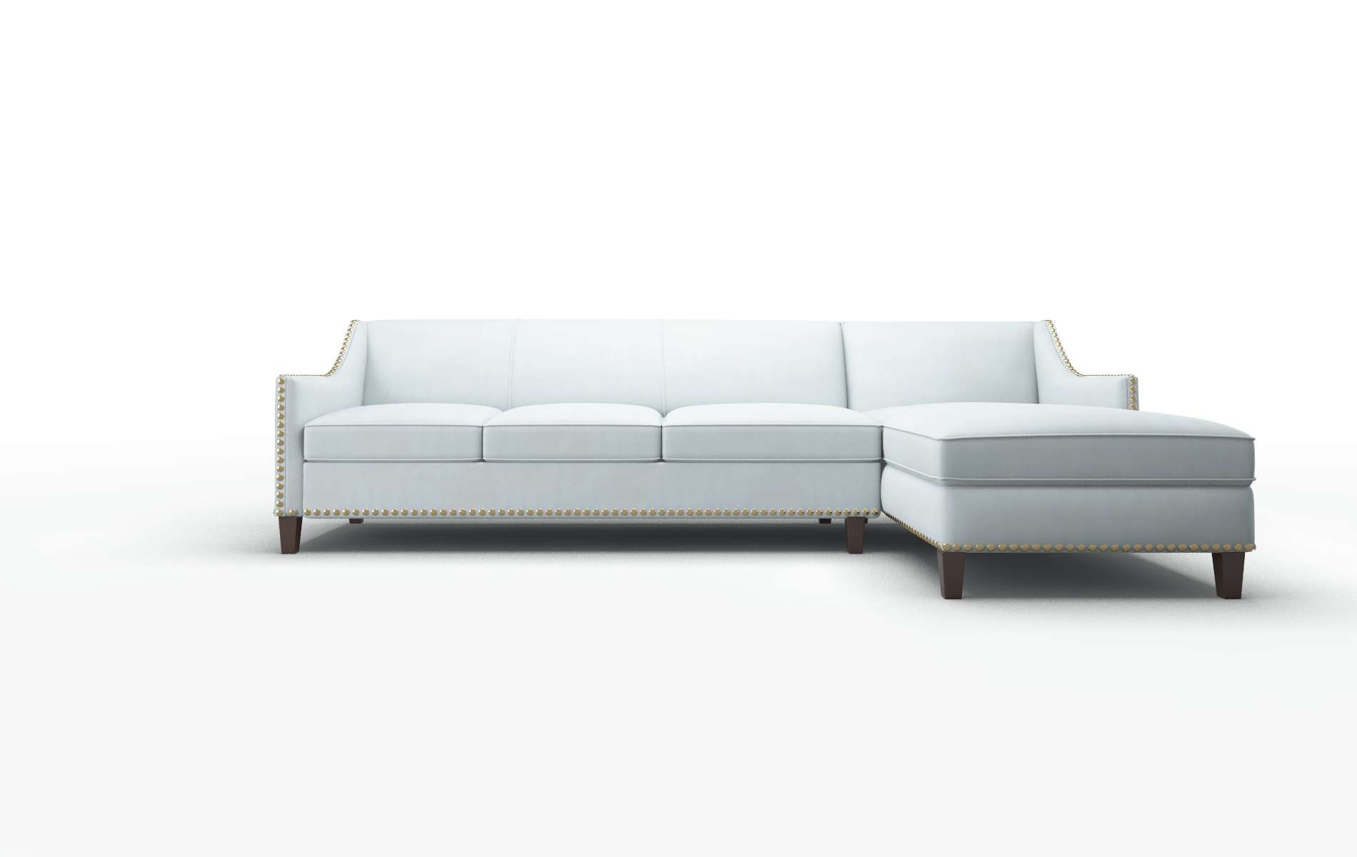 Amsterdam Hathaway Aqua Panel espresso legs 1