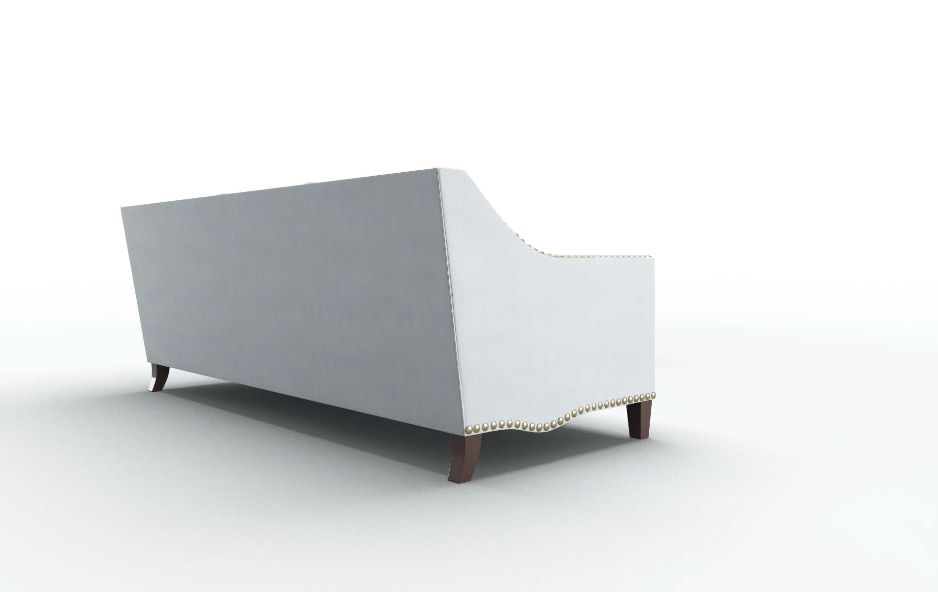 Amsterdam Hathaway Aqua Sectional espresso legs 3