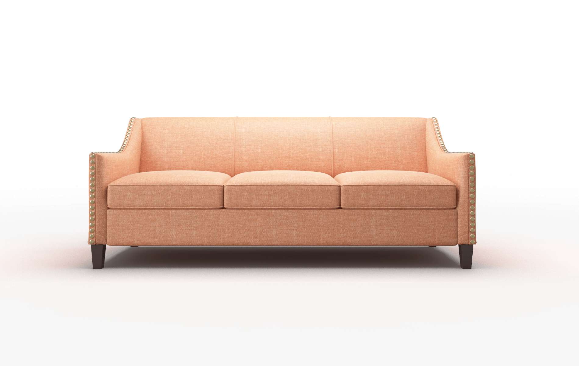 Amsterdam Hepburn Appricot Sofa espresso legs 1