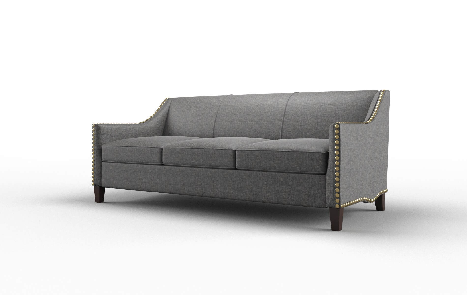 Amsterdam Insight Charcoal Sofa espresso legs 4