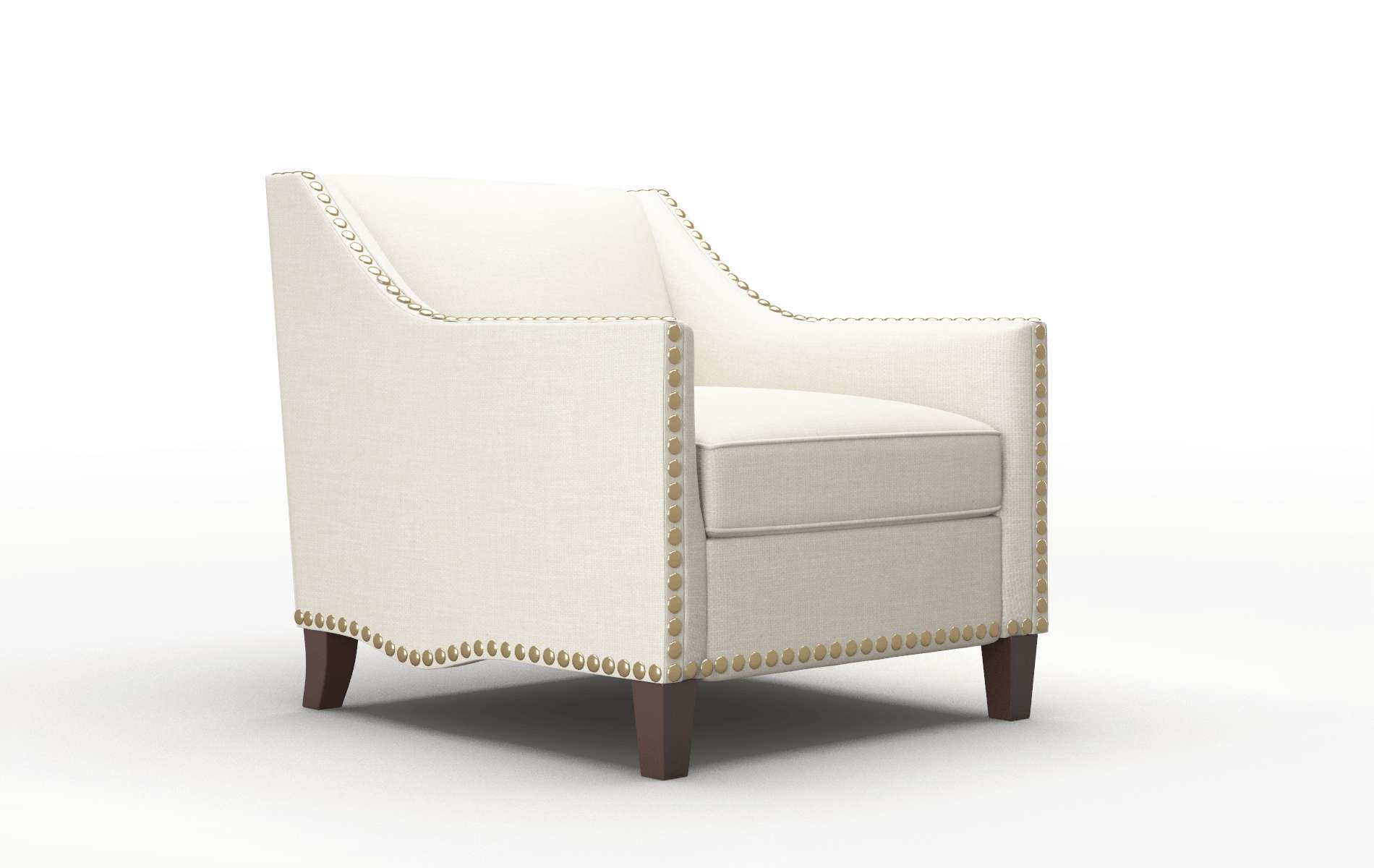 Amsterdam Keylargo Almond Chair espresso legs 2