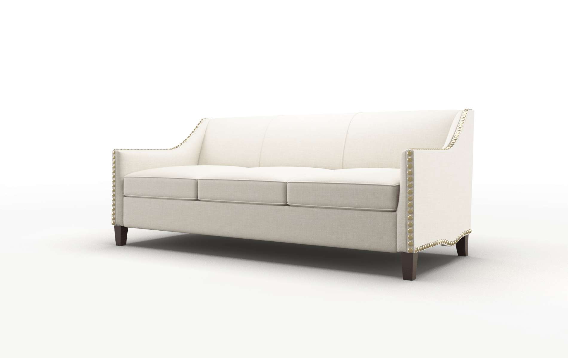 Amsterdam Keylargo Almond Sofa espresso legs 4