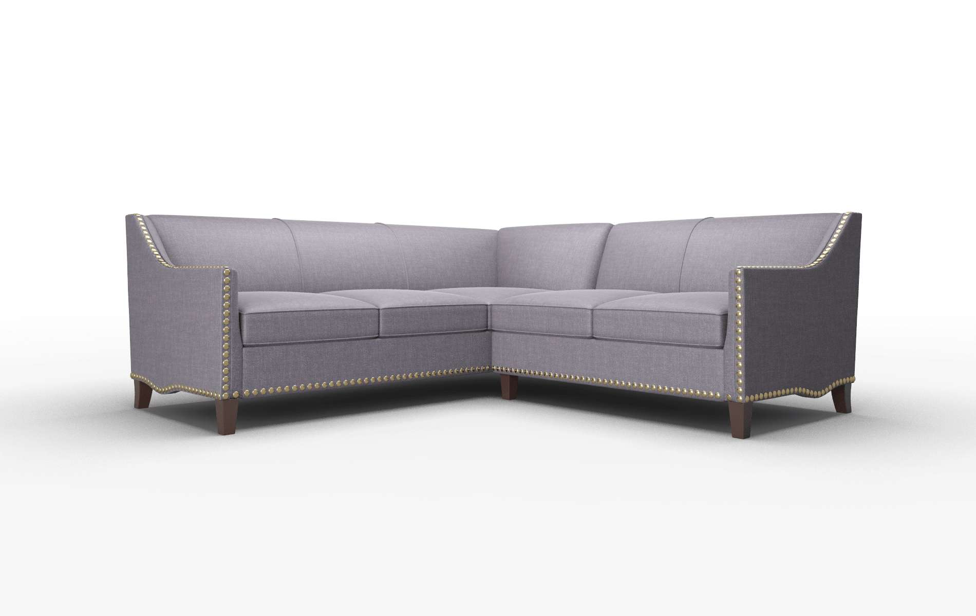 Amsterdam Keylargo Grape Sectional espresso legs 1