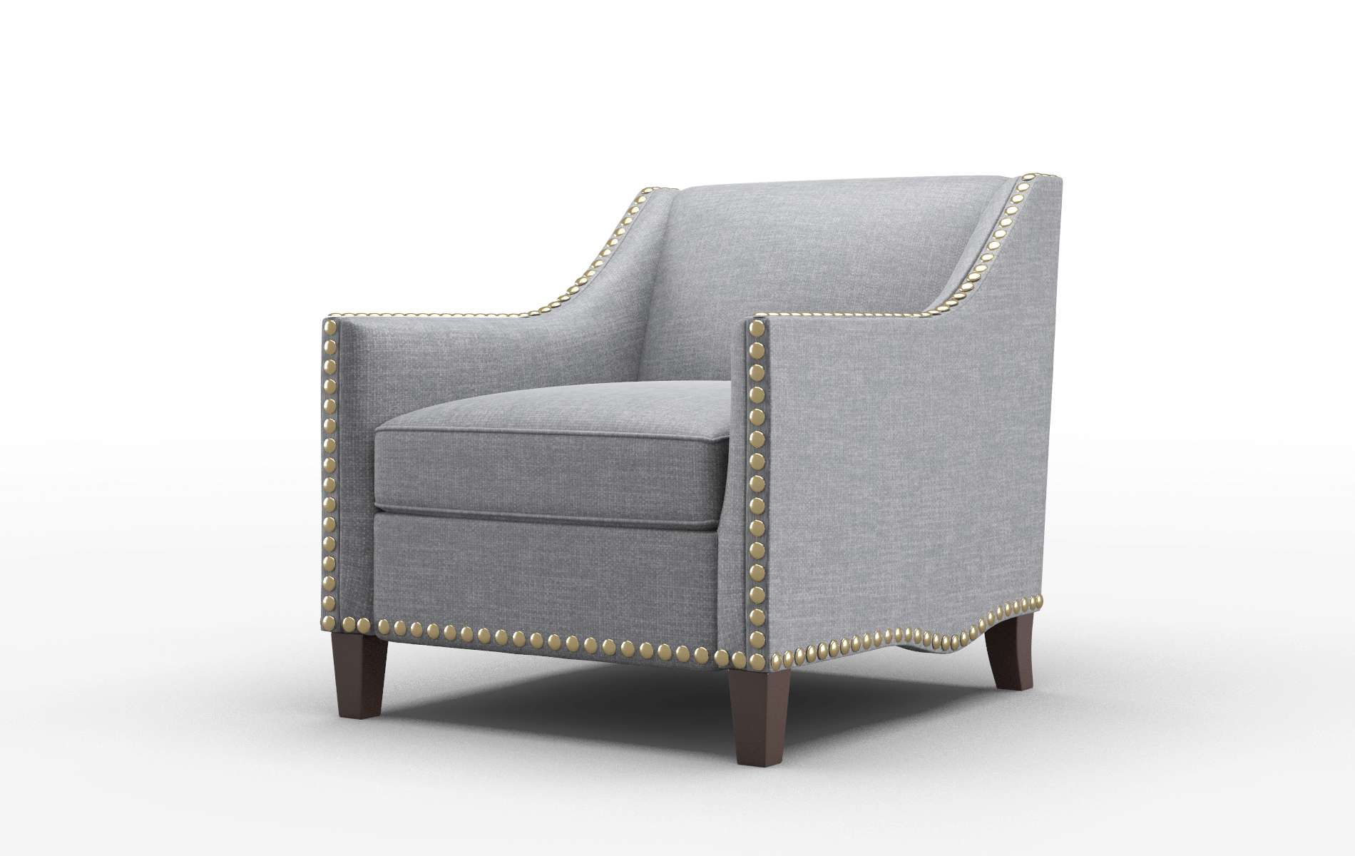 Amsterdam Keylargo Graphite Chair espresso legs 4