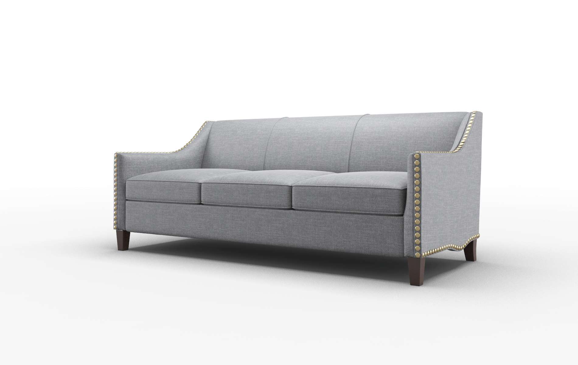 Amsterdam Keylargo Graphite Sofa espresso legs 4
