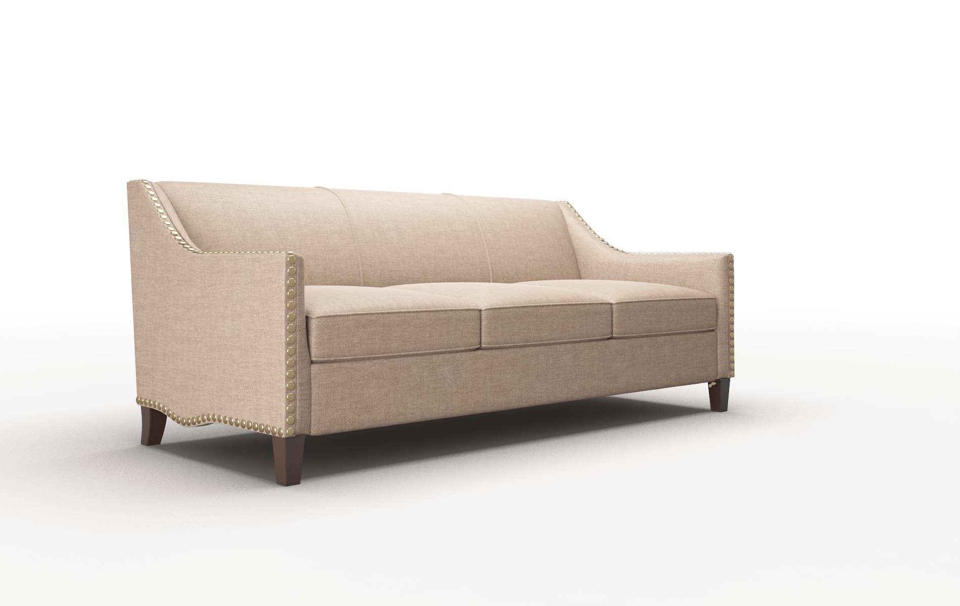Amsterdam Keylargo Mink Sofa espresso legs 2