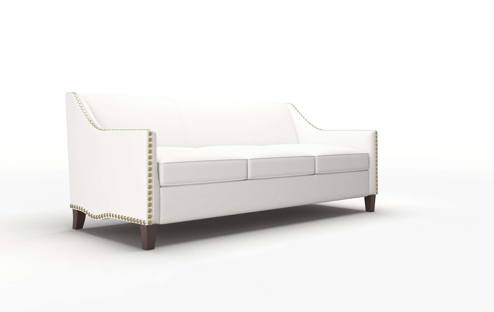 Amsterdam Keylargo Oatmeal Sofa espresso legs 2