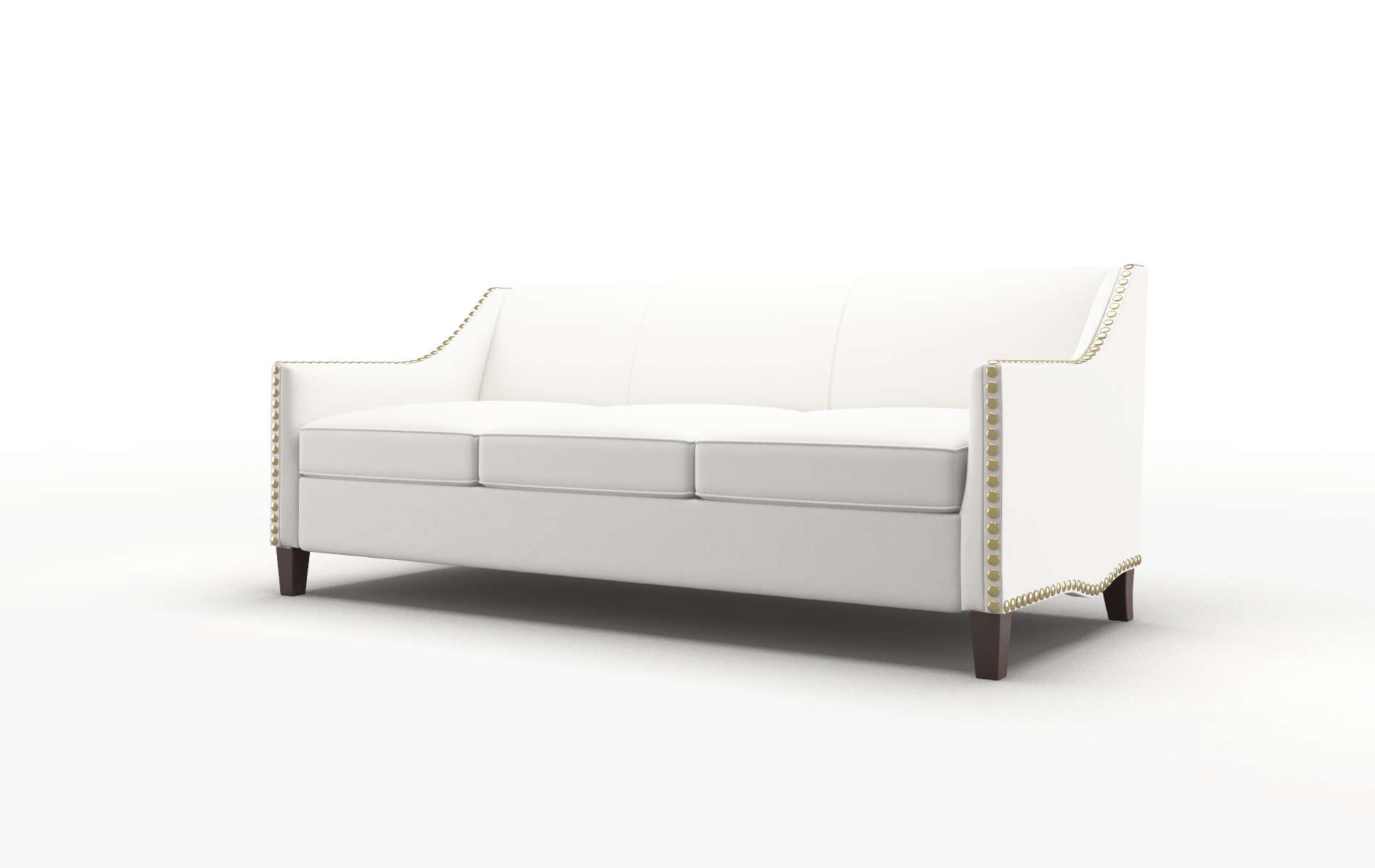 Amsterdam Keylargo Oatmeal Sofa espresso legs 4