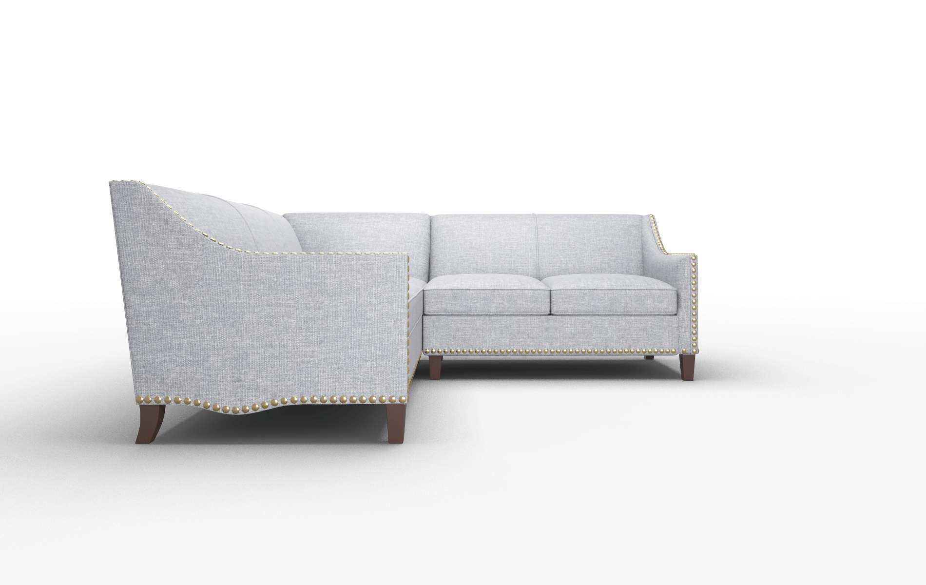 Amsterdam Lana Ash Sectional espresso legs 2
