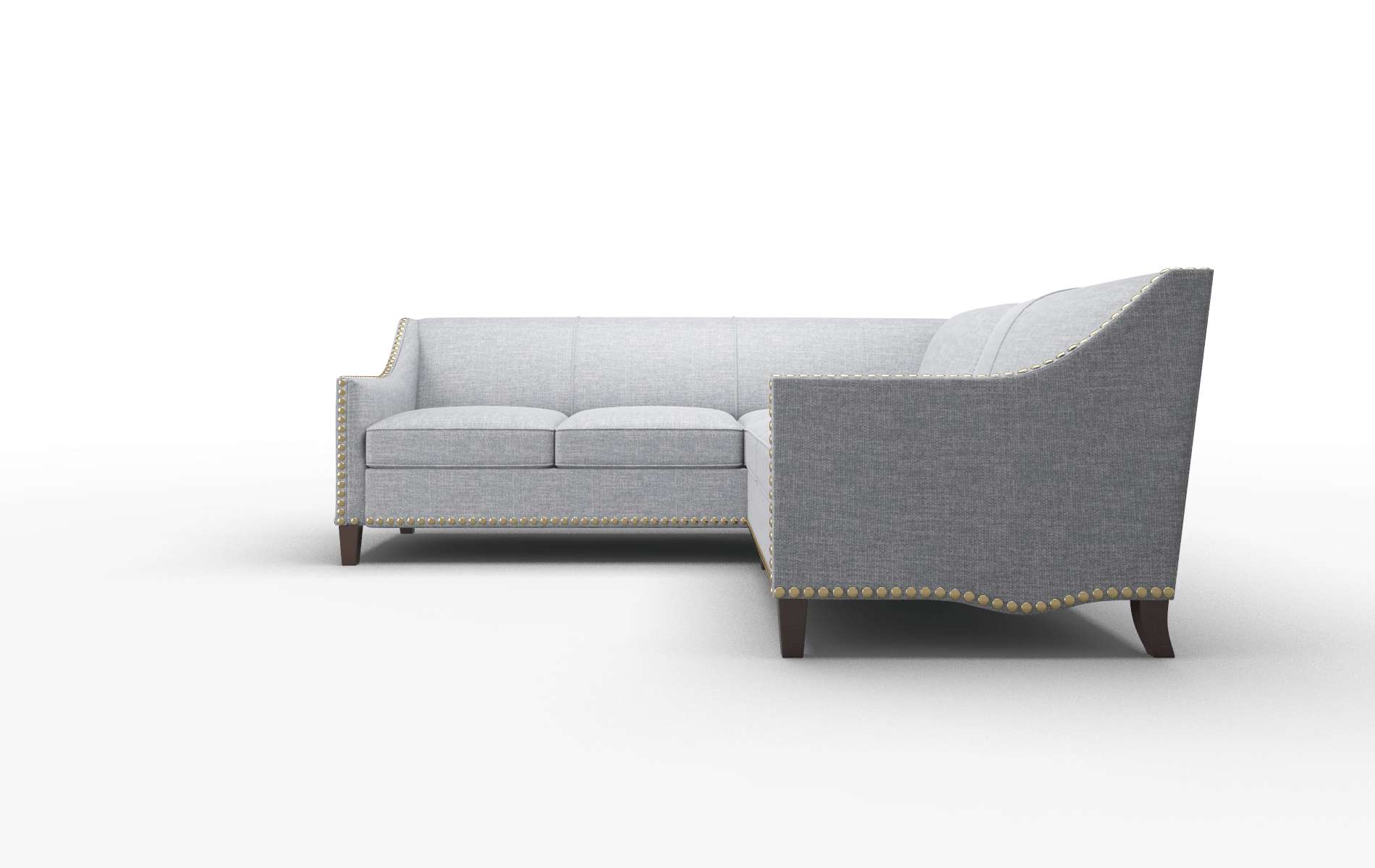 Amsterdam Lana Ash Sectional espresso legs 5