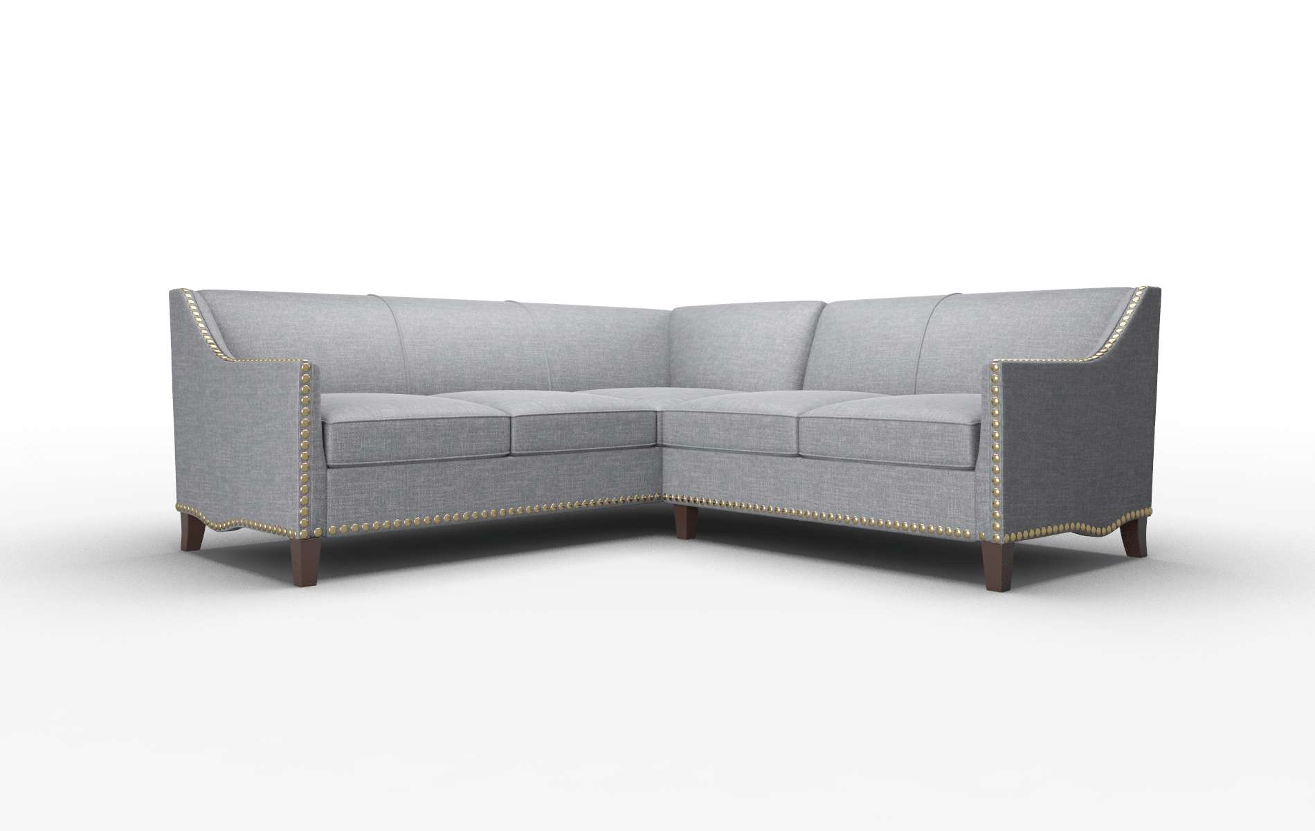 Amsterdam Lana Onyx Sectional espresso legs 1