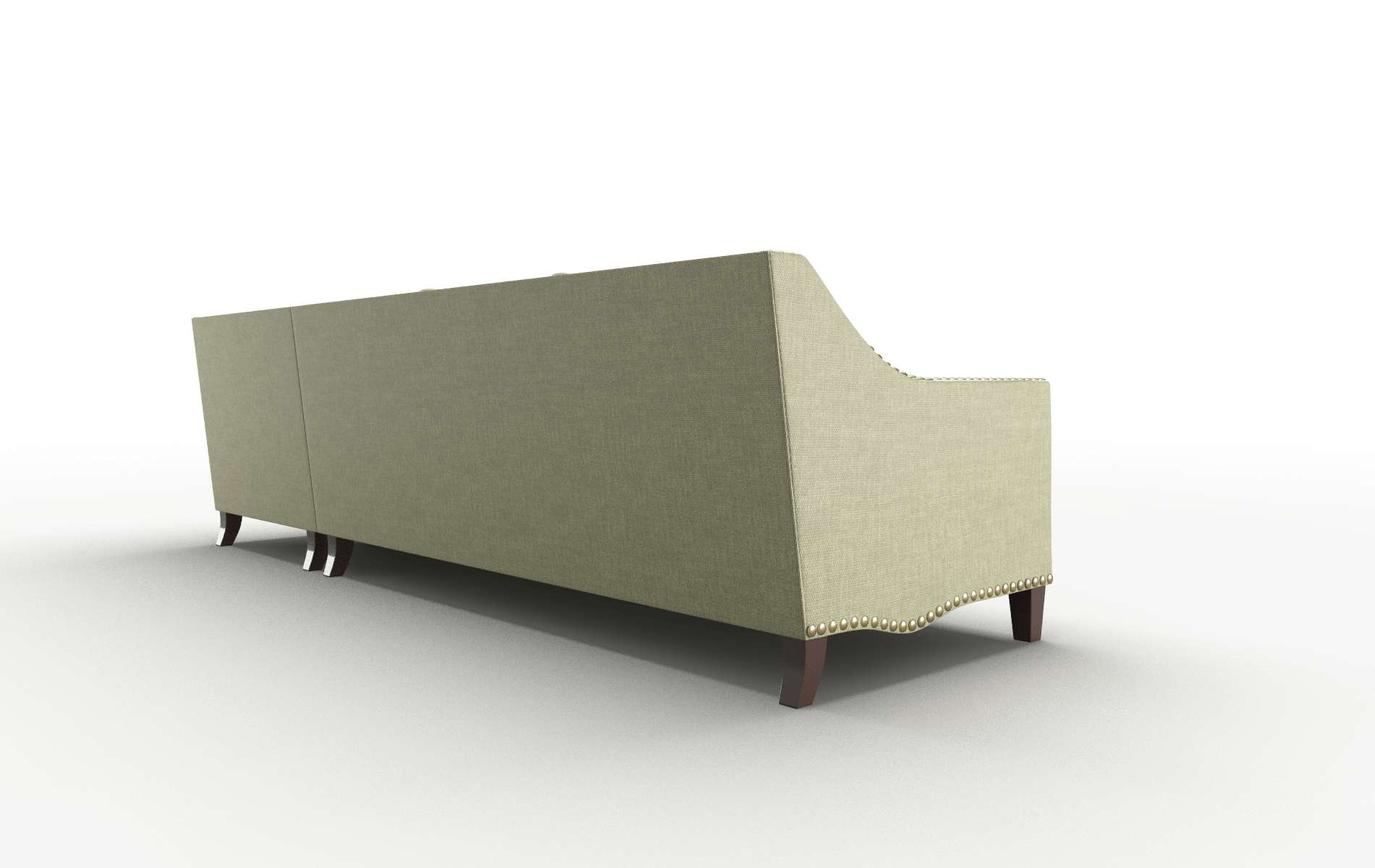 Amsterdam Leslie Lawn Panel espresso legs 5