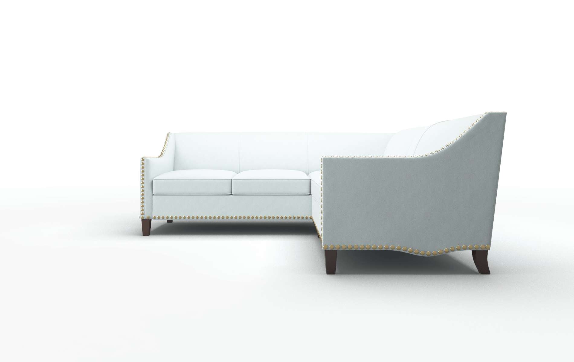 Amsterdam Leslie Robins_egg Sectional espresso legs 5