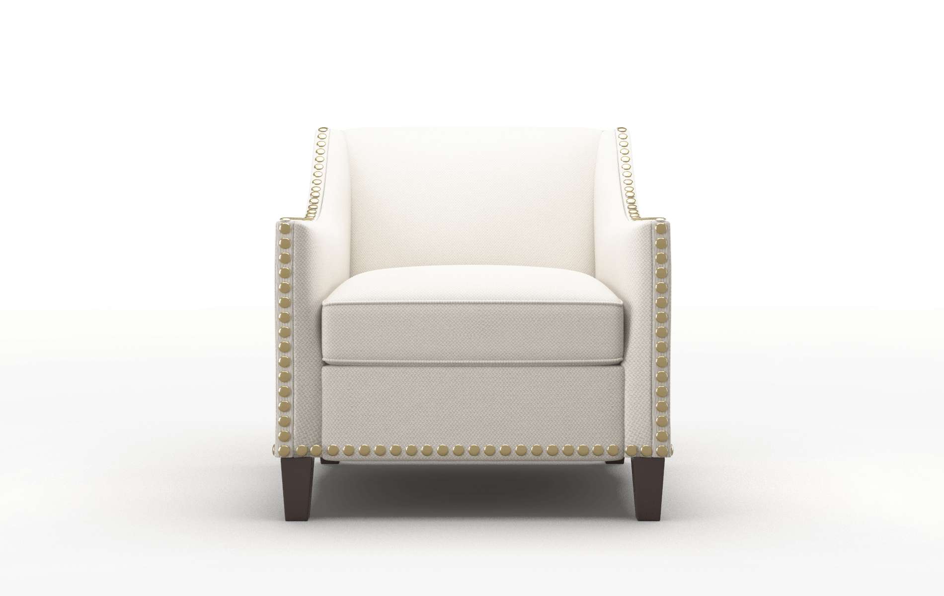 Amsterdam Malibu Linen chair espresso legs