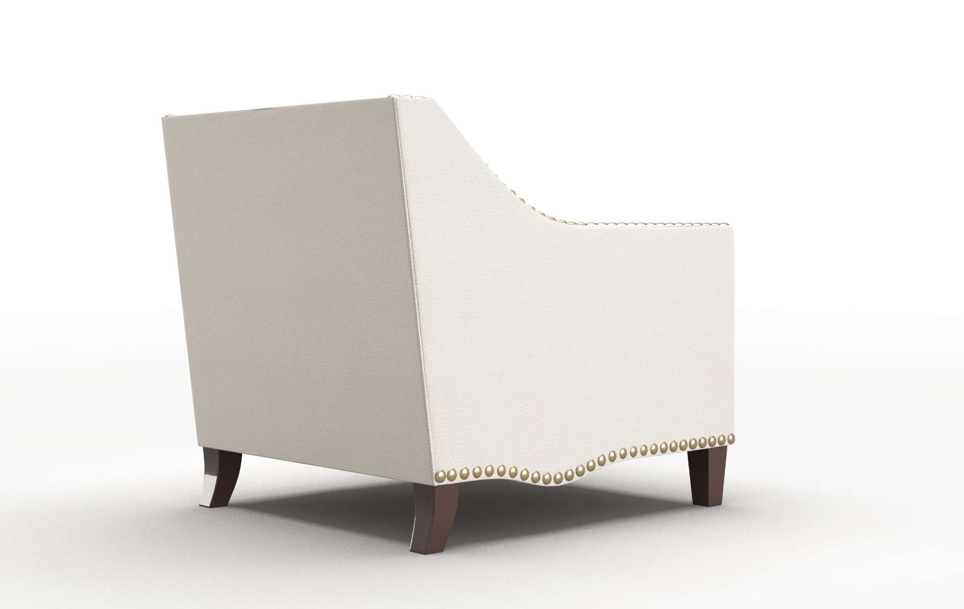Amsterdam Malibu Linen Chair espresso legs 5